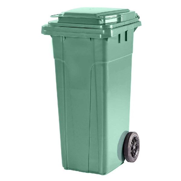 ΚΑΔΟΣ ΑΠΟΡΡ-ΤΩΝ ΠΛΑΣΤΙΚΟΣ 120LIT ΜΕ ΡΟΔΕΣ