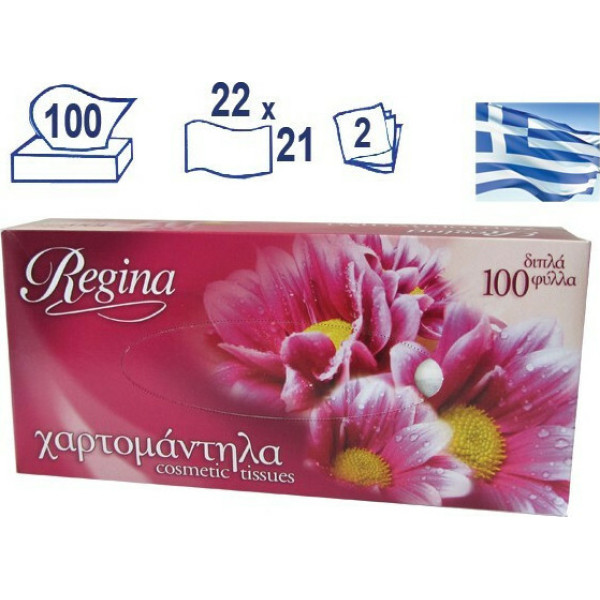 ΧΑΡΟΜΑΝΤΗΛΑ REGINA FACIAL ΛΕΥΚΑ 100ΦΥΛ.