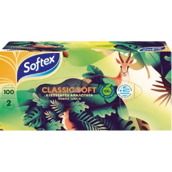 ΧΑΡΤΟΜΑΝΤΗΛΑ SOFTEX ΑΥΤΟΚΙΝΗΤΟΥ 100X2ΦΥΛΛΑ CLASSIC SOFT