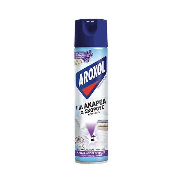 SPRAY ΓΙΑ ΑΚΑΡΕΑ & ΣΚΟΡΟΥΣ AROXOL ΛΕΒΑΝΤΑ 300ml