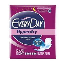 ΣΕΡΒΙΕΤΕΣ EVERYDAY Maxi Night Ultra Plus 10τμχ ΣΕΡΒΙΕΤΕΣ EVERYDAY Maxi Night Ultra Plus 10τμχ