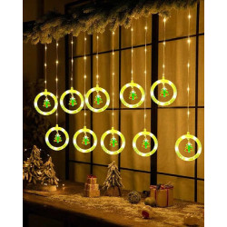Χριστουγεννιάτικα διακοσμητικά φώτα LED - Κουρτίνα - 10-110L - Warm White