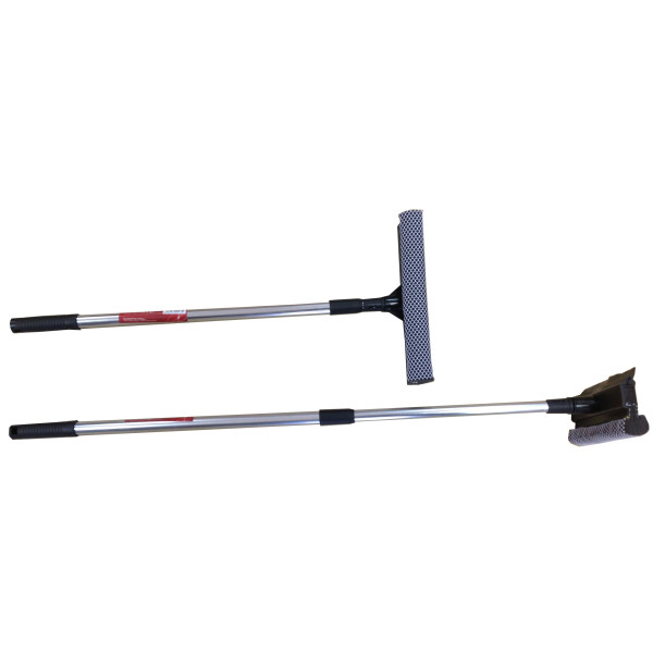 ΥΑΛΟΚΑΘΑΡΙΣΤΗΡΑΣ ΜΕ ΣΦΟΥΓΓΑΡΙ ΔΙΧΤΥ 25cm ΚΑΙ ΚΟΝΤΑΡΙ ΑΛΟΥΜΙΝΙΟΥ 95cm 