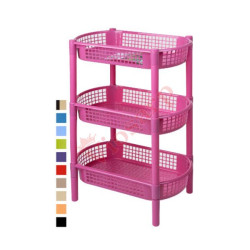 ΤΡΟΛΕΥ 3ΘΕΣΕΩΝ ΟΒΑΛ ΠΛΑΣΤΙΚΟ ΓΙΓΑΣ 53Χ33Χ69Υ