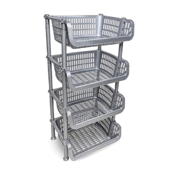 ΡΑΦΙΕΡΑ 4 ΘΕΣΕΩΝ ΟΡΘΟΓΩΝΙΟ ΑΝΟΙΧΤΟ ΡΑΦΙ Β230-1 39.5X31.5X82.5M