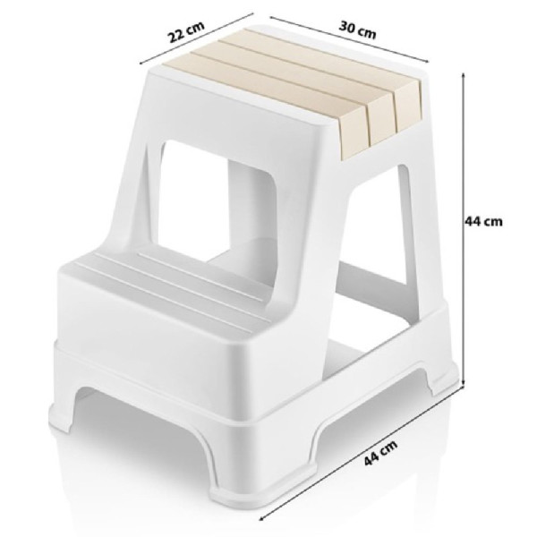 ΣΚΑΜΠΟ ΣΚΑΛΟΠΑΤΙ ΔΙΠΛΟ LUX 44X30X44CM