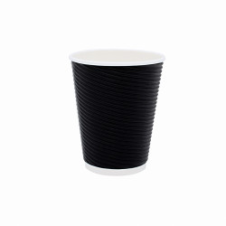 ΠΟΤΗΡΙΑ ΧΑΡΤΙΝΑ 12OZ PIPPLE ΜΑΥΡΟ 25ΤΕΜ.