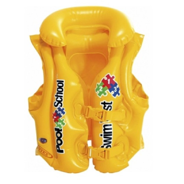 ΓΙΛΕΚΟ ΦΟΥΣΚΩΤΟ Intex Pool School Deluxe Swim Vest