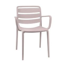 ΚΑΡΕΚΛΑ ΚΗΠΟΥ TALIA ΠΟΛΥ-ΝΙΟ (PP) CAPPUCCINO 56X60X81ΕΚ