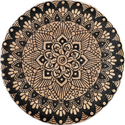ΧΑΛΙ ΣΤΡΟΓΓΥΛΟ (PRIMO BLACK) Φ120ΕΚ.100% ΓΙΟΥΤΑ