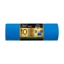 ΣΑΚΟΥΛΕΣ ΑΠΟΡ-ΤΩΝ PREMIUM ΜΠΛΕ 70Χ90CM ΜΕ ΚΟΡΔΟΝΙ 10TEM.