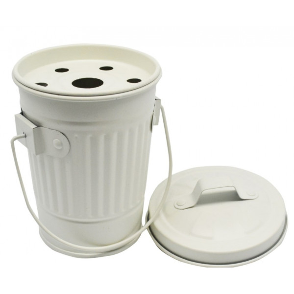 ΤΑΣΑΚΙ ΜΕΤΑΛΛΙΚΟ ΑΝΤΙΑΝΕΜΙΚΟ ΣΧΗΜΑ ΚΑΔΟΥ ΑΣΠΡΟ 9,4X13,2ΕΚ.