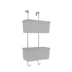 ΡΑΦΙΕΡΑ ΚΡΕΜΑΣΤΗ ΑΝΟΞΕΙΔΩΤΗ ΑΣΠΡΟ 18Χ29Χ62Υ ΡΑΦΙΕΡΑ ΚΡΕΜΑΣΤΗ ΑΝΟΞΕΙΔΩΤΗ ΑΣΠΡΟ 18Χ29Χ62Υ