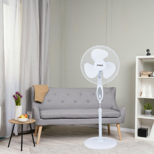 ΑΝΕΜΙΣΤΗΡΑΣ ΟΡΘΟΣΤΑΤΙΚΟΣ PRSF-80644 Primo 40εκ. ΛΕΥΚΟΣ - ΜΑΥΡΟΣ Με Τηλεχειριστήριο