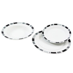 ΣΕΡΒΙΤΣΙΟ ΠΙΑΤΩΝ ΠΟΡΣΕΛΑΝΙΝΟ18ΤΜΧ ΜΑΥΡΟ ΓΚΡΙ