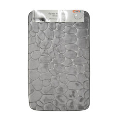 ΠΑΤΑΚΙ ΜΠΑΝΙΟΥ MEMORY FOAM ΓΚΡΙ ΜΕ SBR 50X80ΕΚ.ANKOR