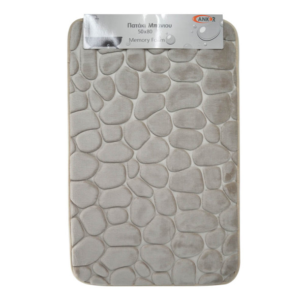 ΠΑΤΑΚΙ ΜΠΑΝΙΟΥ MEMORY FOAM ΜΠΕΖ ΜΕ SBR 50X80ΕΚ.