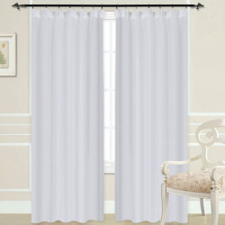 ΚΟΥΡΤΙΝΑ ΕΤΟΙΜΗ ΟΡΓΑΝΤΖΑ 140Χ260 ELSA ΕΚΡΟΥ 100%POL