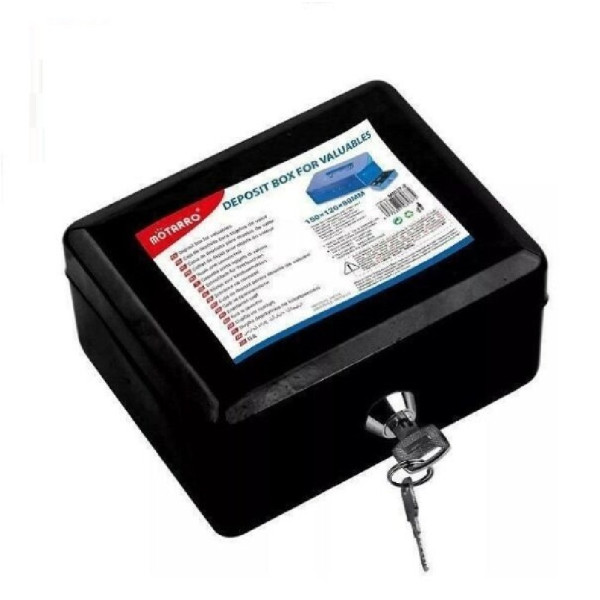 ΤΑΜΕΙΟ ΜΕΤΑΛΛΙΚΟ ΚΟΥΤΙ ΜΑΥΡΟ 25X17X90ΥΨ.