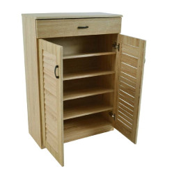 ΠΑΠΟΥΤΣΟΘΗΚΗ ΞΥΛ. 4 ΡΑΦ. + ΣΥΡΤ. ΧΡΩΜΑ  68X32X98ΥΨ.  (ΕΚΠΤ.-30€ ΚΟΥΤΙ)