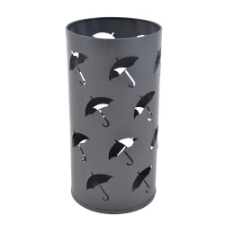 ΟΜΠΡΕΛΟΘΗΚΗ ΜΕΤΑΛΛΙΚΗ ΓΚΡΙ ΜΑΤ 23X23X45ΕΚ.