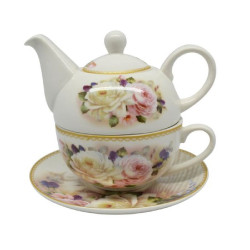 ΣΕΤ ΤΣΑΓΙΟΥ BONE CHINA ΠΙΑΤ+ΦΛΥΤΖ+ΤΣΑΓΙΕΡΑ 240ML