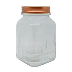 ΒΑΖΟ ΓΥΑΛΙΝΟ ΜΕΤΑΛ. ΚΑΠΑΚΙ 1000ML (10X10X21)