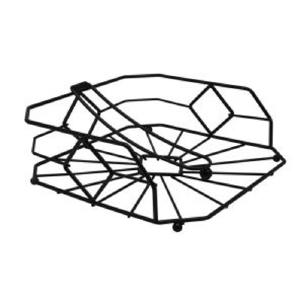 ΧΑΡΤΟΠ-ΗΚΗ ΤΕΤΡΑΓΩΝΗ ΜΕΤΑΛΛΙΚΗ ΜΑΥΡΗ 20x20x7εκ.