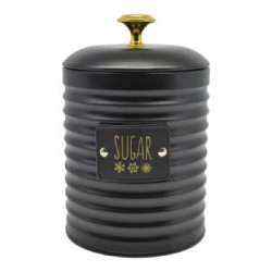 ΒΑΖΑΚΙ ΖΑΧΑΡΗ ΜΕΤΑΛΙΚΟ ΜΑΥΡΟ + ΧΡΥΣΟ (10.4x10.4x16.5)