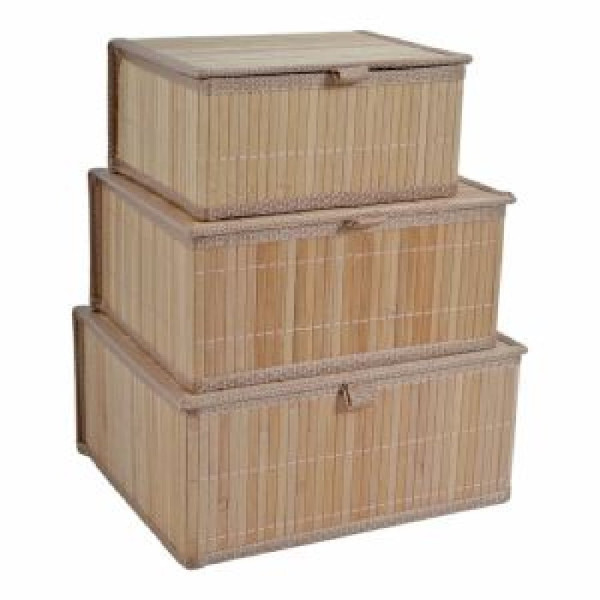 ΚΟΥΤΙΑ ΑΠΟΘΗΚΕΥΣΗΣ ΣΕΤ 3 ΜΠΑΜΠΟΥ (32x25x15 το ΜΕΓ)