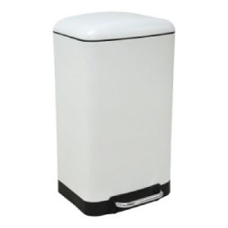 ΚΑΔΟΣ ΑΠΟΡΡΙΜΜΑΤΩΝ 30L SOFT CLOSE ΑΣΠΡΟ (34,5X32,5X61,5)