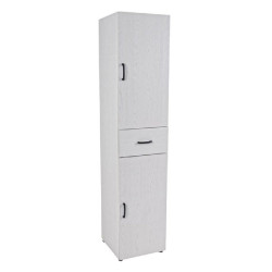 ΝΤΟΥΛΑΠΙ ΞΥΛΙΝΟ ΜΕ ΡΑΦΙΑ MDF + ΜΕΛΑΜΙΝΗ 40x42x183ΥΨ. (ΕΚΠΤ.-30€ ΚΟΥΤΙ)