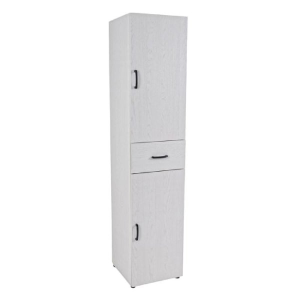 ΝΤΟΥΛΑΠΙ ΞΥΛΙΝΟ ΜΕ ΡΑΦΙΑ MDF + ΜΕΛΑΜΙΝΗ 40x42x183ΥΨ. (ΕΚΠΤ.-30€ ΚΟΥΤΙ)