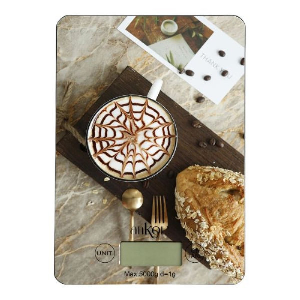 ΖΥΓΑΡΙΑ ΗΛΕΚΤΡΟΝΙΚΗ ΚΟΥΖΙΝΑΣ 5KG ΓΥΑΛΙΝΗ 15X21,5X1,6ΕΚ.