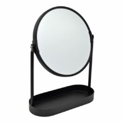 ΚΑΘΡΕΦΤΗΣ ΕΠΙΤΡΑΠΕΖΙΟΣ ΜΕΤΑΛΛΙΚΟΣ ΔΙΠΛΟΣ ΜΑΥΡΟΣ 19X10X28ΕΚ