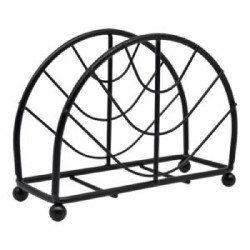 ΧΑΡΤΟΠΕΤΣΕΤΟΘΗΚΗ ΜΕΤΑΛΙΚΗ ΜΑΥΡΗ ΜΑΤ (13,5x5x10,5)