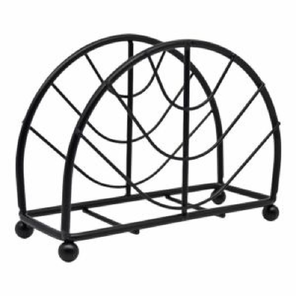 ΧΑΡΤΟΠΕΤΣΕΤΟΘΗΚΗ ΜΕΤΑΛΙΚΗ ΜΑΥΡΗ ΜΑΤ (13,5x5x10,5)