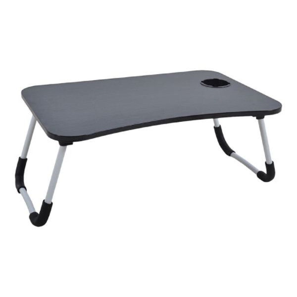 ΤΡΑΠΕΖΑΚΙ ΠΤΥΣΟΜΕΝΟ ΠΡΩΙΝΟΥ - LAP TOP ΜΑΥΡΟ (60X40X26)