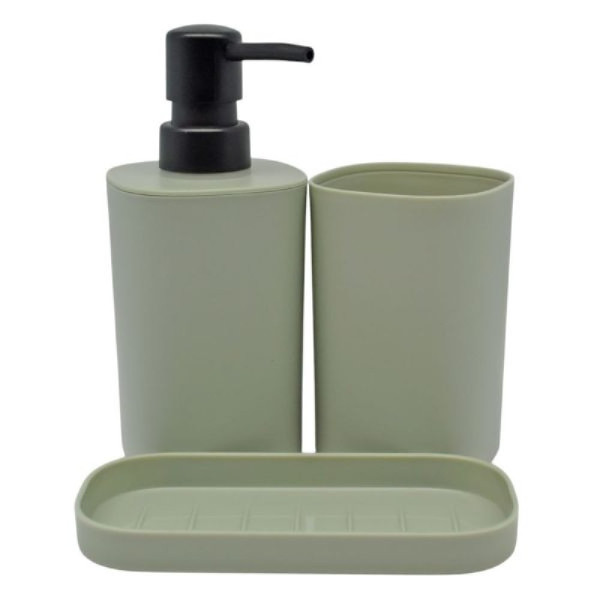 ΣΕΤ ΜΠΑΝΙΟΥ ΠΛΑΣΤΙΚΟ MINT 3ΤΕΜ.