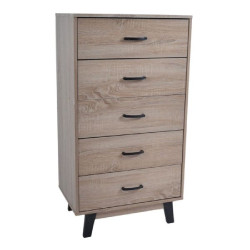 ΣΥΡΤΑΡΙΕΡΑ ΞΥΛ. 5 ΣΥΡΤ. ΜΕ ΠΟΔΙΑ ΧΡΩΜΑ 160 60x40x112ΥΨ. (ΕΚΠΤ.-30€ ΚΟΥΤΙ)