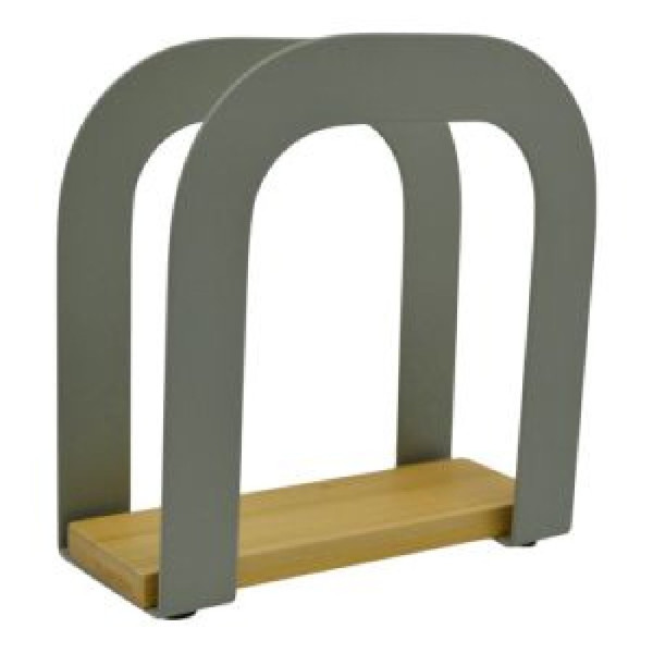 ΧΑΡΤΟΠΕΤΣΕΤΟΘΗΚΗ ΜΕΤΑΛΛΙΚΗ ΛΑΔΙ ΜΕ ΜΠΑΜΠΟΥ (12x4,5x12)