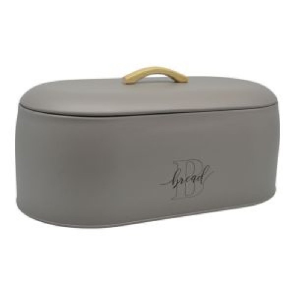 ΨΩΜΙΕΡΑ ΜΕΤΑΛΛΙΚΗ TAUPE ΜΕ ΞΥΛ. ΛΑΒΗ (35,9x19,9x12,8)