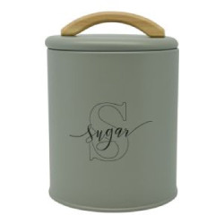 ΒΑΖΑΚΙ SUGAR ΜΕΤΑΛΛΙΚΟ ΛΑΔΙ ΜΕ ΞΥΛ. ΛΑΒΗ (11x11x15)