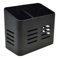 ΚΟΥΤΑΛΟΘΗΚΗ ΜΕΤΑΛΛΙΚΗ ΜΑΥΡΗ ΜΑΤ (16x9x13)