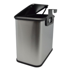 ΚΟΥΒΑΔΑΚΙ ΑΧΡΗΣΤΩΝ ΙΝΟΧ ΚΡΕΜΑΣΤΟ 5Lt. (25x15,1x24,7)