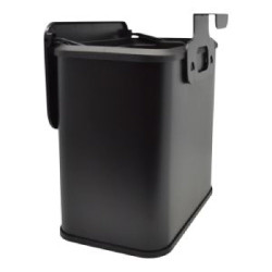 ΚΟΥΒΑΔΑΚΙ ΑΧΡΗΣΤΩΝ ΙΝΟΧ ΚΡΕΜΑΣΤΟ 5Lt. ΜΑΥΡΟ (25x15,1x24,7)