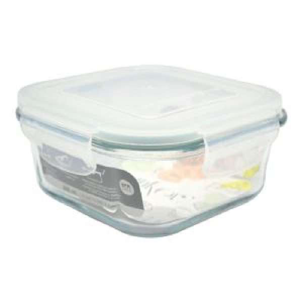 ΦΑΓΗΤΟΔΟΧΕΙΟ ΠΥΡΙΜ.+ΠΛ.ΚΑΠ. ΤΕΤΡ. 0,45Lt. (14,3x14,3x6,2)