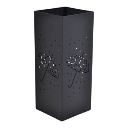 ΟΜΠΡΕΛΟΘΗΚΗ ΜΑΥΡΗ ΜΑΤ ΜΕΤΑΛΙΚΗ ΤΕΤΡ. (20x20x50 εκ.)