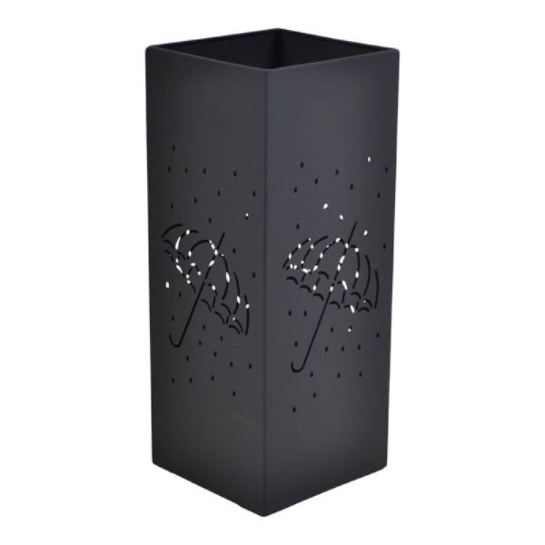 ΟΜΠΡΕΛΟΘΗΚΗ ΜΑΥΡΗ ΜΑΤ ΜΕΤΑΛΙΚΗ ΤΕΤΡ. (20x20x50 εκ.)