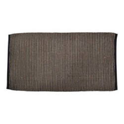 ΧΑΛΑΚΙ ΑΠΟ ΓΙΟΥΤΑ ΚΑΙ ΒΑΜΒΑΚΙ 70X140 (ΜΑΥΡΟ-ΓΚΡΙ)
